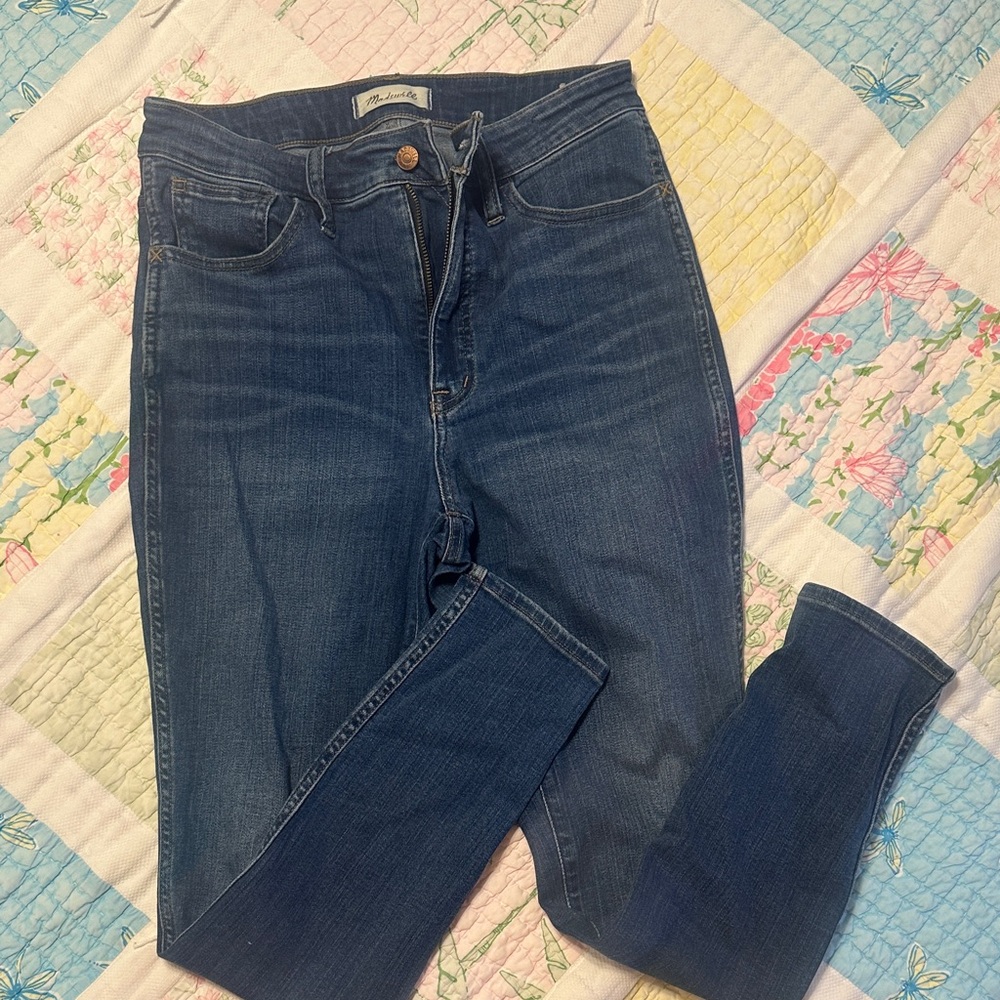 Madewell Women's Dark Blue Skinny Jeans